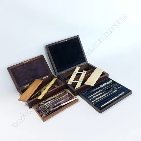 TWO SETS OF DRAUGHTING INSTRUMENTS...